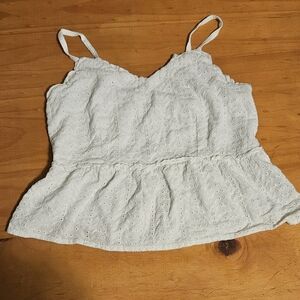 Babydoll style spaghetti strap shirt